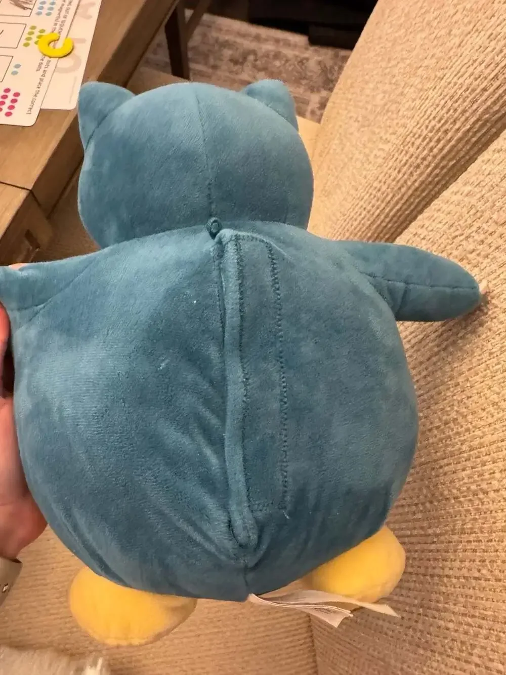 Pokémon Snooze Action Snorlax Interactive Plush Toy with Sound and Vibration